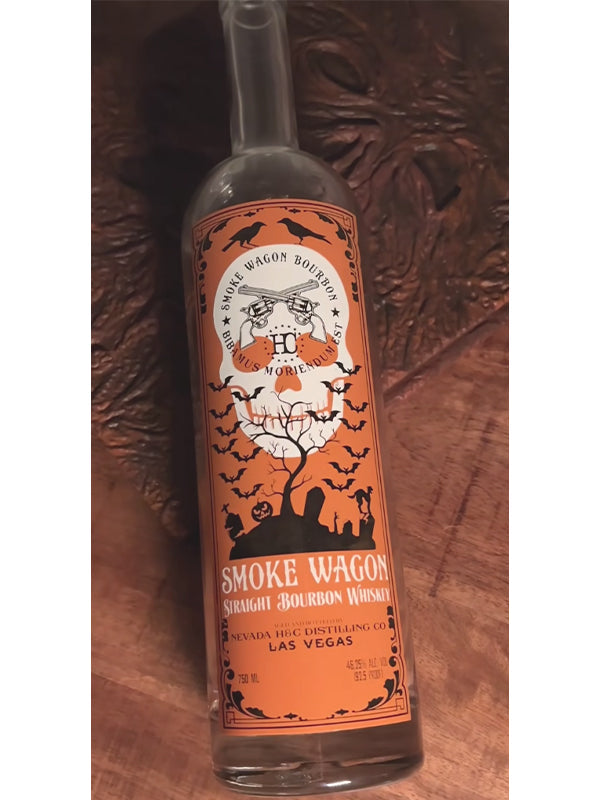 Smoke Wagon Straight Bourbon Whiskey Halloween Glow in the Dark Editio