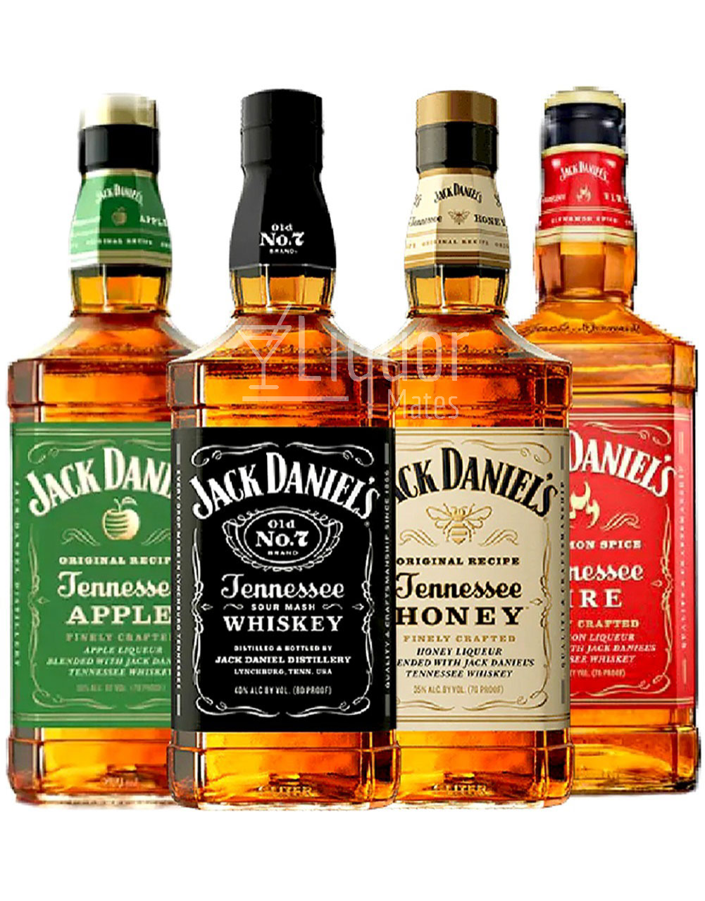 frisk vinter kaptajn Jack Daniel's Whiskey Bundle 4 Pack – LM